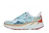 hoka femmes hommes  clifton 8 running chaussures ink painting